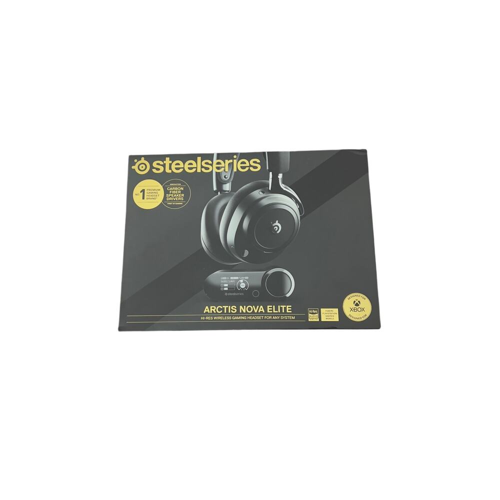 SteelSeries Arctis Nova Elite Hi-res 
Wireless Gaming Headset PC Xbox PS5 Switch